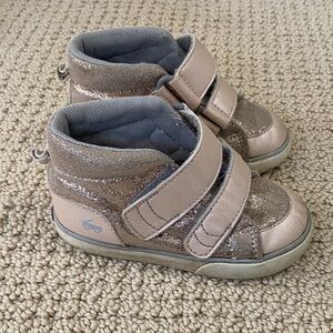 See Kai Run Glittery Pink High-Top Sneakers